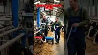How machines are improving dairy farming sector#dairyfarming#farming#shorts