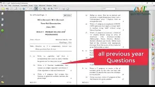 MCS 011 [ All Previous Years Question ] june 2021- june 2008 | All Question in one video