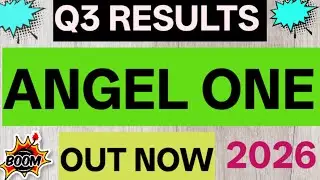 ANGEL ONE Q3 RESULTS । ANGEL ONE #india #stocks #stockmarket  #bse #nse #SEBI 