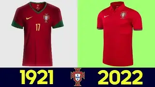 ⚽ The Evolution of Portugal Football Team Kit 2022 | All Portugal Football Jerseys in History