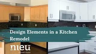 DIY Kitchen - Design Elements in a Cabinet Refacing Project