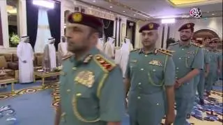 محمد بن زايد يستقبل كبار قادة وزارة الدفاع والقوات ال