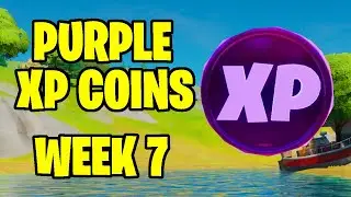 ALL PURPLE XP COINS | WEEK 7 | FORTNITE CHAPTER 2 | SEASON 4