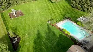Satisfying Lawn Care Time Lapse | Walker T25i Lawn Mowing 4K Dji Drone | brupropcare