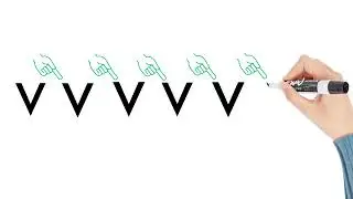 Video Modeled Formation of Letters u v w z:  Best Prewriting Activities for Neurodiverse Learners
