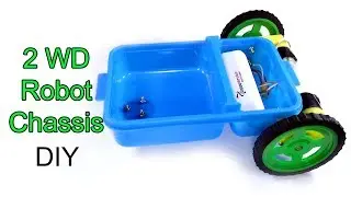 2WD robot/smart car chassis | How to make