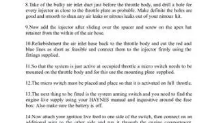 Tips To Fit Nitrous Kit by RB Innovations