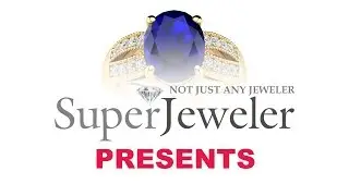 September Birthstone, Oval Shape Sapphire and Diamond Ring In 14K Yellow Gold, SuperJeweler, JWL4501