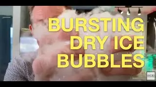 Bursting Dry Ice Smoke Bubbles - Halloween Science