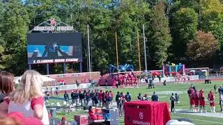 Richmond Spiders football entrance vs Holy Cross 2025