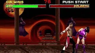Mortal Kombat II (#08 JAX vs. MILEENA) [PSone] #2136 GamePlay