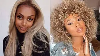 Black Women Rocking Blonde Hair #shorts #blondehair #hairstylesforblackwomen