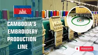 Cambodia&rsquo;s Embroidery Production Line #1million  #automobile #factory #viralvideos #subscribe