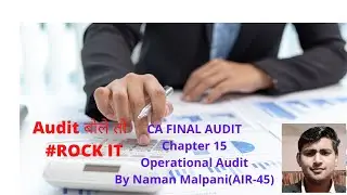 Operational Audit CA Final Audit Revision for May 2021/Nov 2021