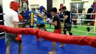 Тренировка по кикбоксингу в #1 FIRST GYM