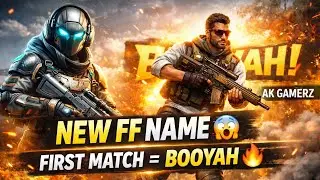 Name Change = Luck Change 😈 | First Match BR Rank BOOYAH |