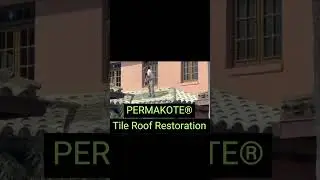 How to Paint a Tile Roof using PERMAKOTE&reg; #roofpainting #youtubeshorts #shorts #roofrestoration