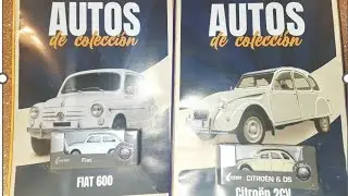 Autos de colecci&oacute;n fiat 600 Citroen 2cv Emse colecciones antiguos #autosantiguos #autosdecoleccion 