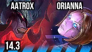 AATROX vs ORI (MID) | 10/1/6, 900+ games, Legendary | KR Master | 14.3