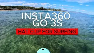 Insta360 Go3s Hat Clip for Surfing