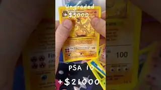 I opened the first edition thicc pack of Pok&eacute;mon #Charizard￼