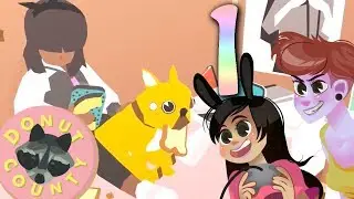 Katamari But With Holes - DONUT COUNTY (2 Girls 1 Let's Play Gameplay part 1)
