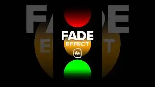 Fade Effect - After Effects Tutorial in 60 Seconds