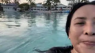 Swimming at Plantation Bay Resort