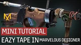 How To Make Tape In Marvelous Designer  - The Easy Way