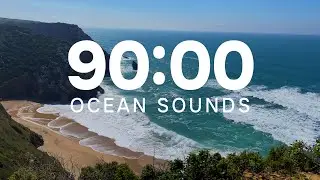 90 Minute Timer for Deep Focus | Ocean Sounds to Power Through Tasks