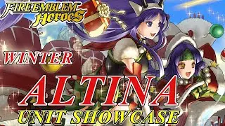 Fire Emblem Heroes - Winter Altina & Sanaki Unit Showcase ( Builds, Duo Dialogue & Animations )