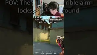 When the guy with terrible aim locks in for one round #valorant