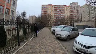 First day of Winter - Walking in Russia 4K 60 FPS.