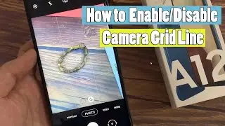 Samsung Galaxy A12: How to Enable/Disable Camera Grid Line