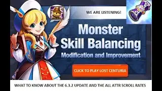 Update 6.3.2 Legendary All Attribute Scroll and Balance Patch.