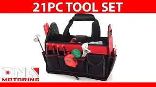 DNA Motoring 21pcs Tool Set Red