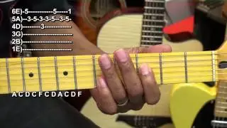 Уборщица Урок игры на гитаре в стиле фанк от Бетти Райт @EricBlackmonGuitar