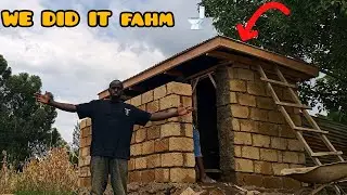We Did It 🙏 Roofing & Plastering on Our Modern Toilet Is Done