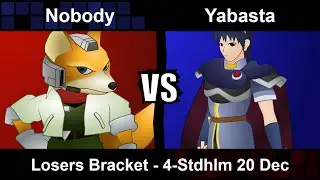Nobody (Fox) vs Yabasta (Marth) - Losers Bracket 4-Stdhlm 20 Dec