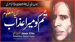 Juan Elia Super Hit 4 Lines Urdu Poetry | Status Poetry | John Elia Most Popular Sad Urdu Shayeri