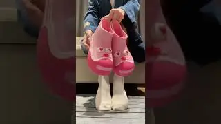 So popular Pink Cute Crocs Boots For Girls and Students on 2023 #crocssandals #slidesshoes #suryoo