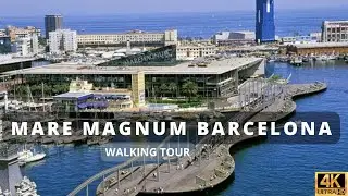 Walking Tour Mare Magnum & Window Shopping 🛍 《 4K 》|| Europe Tour Series