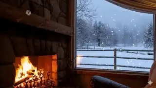Huzur Şömine ve Kar Yağışı #keşfet #viral #snow #şömine #keşfetbeniöneçıkar #karyağışı