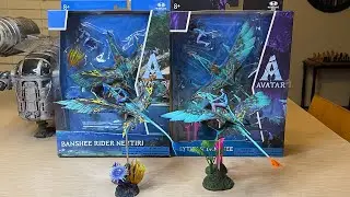 Banshee Rider Neytiri Avatar The Way Of Water & Neytiri & Banshee Avatar Comparison McFarlane Toys😃