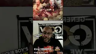 King 2Cold проводит черту на песке 🔥 😂 #generationofwrestling #aew #wrestledream