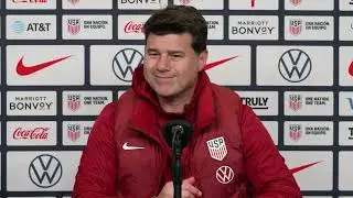 USMNT head coach Mauricio Pochettino talks prior Concacaf Nations League match vs Jamaica