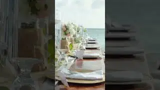 Alejandra & William's Beach Wedding Reception Decor - Aruba Wedding