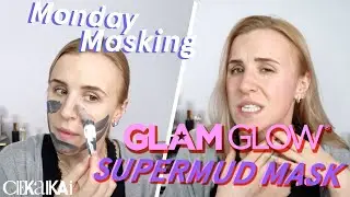 SO RED! GLAMGlow SuperMud Clearing Treatment Mask! | Monday Masking |CIEKAIKAI