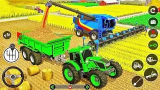 Modern Tractor Farming Driving Simulator 3D | New Tractor Games #4 | Android Gameplay