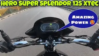 2026 Hero Super Splendor 125 Xtec Detailed Ride Review 🥵 Performance Test Top Speed Mileage Seat